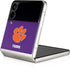 Clemson University Tiger Print Purple Galaxy Z Flip3 5G Skin
